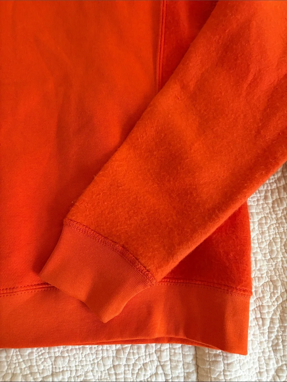 NHL Philadelphia Flyers Orange Pullover Hoodie with White Team Logo